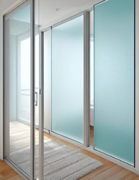 frosted glass